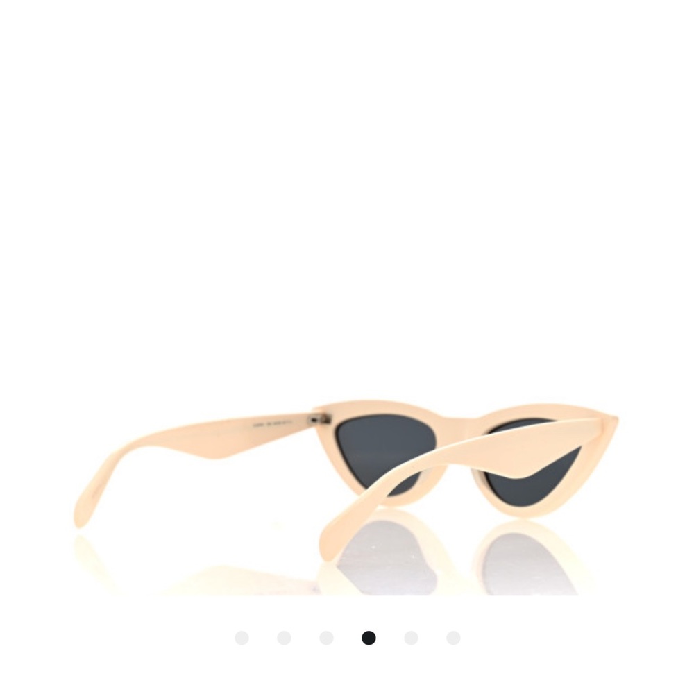 Celine Ivory Cat-Eye Sunglasses - Picture 3 of 9
